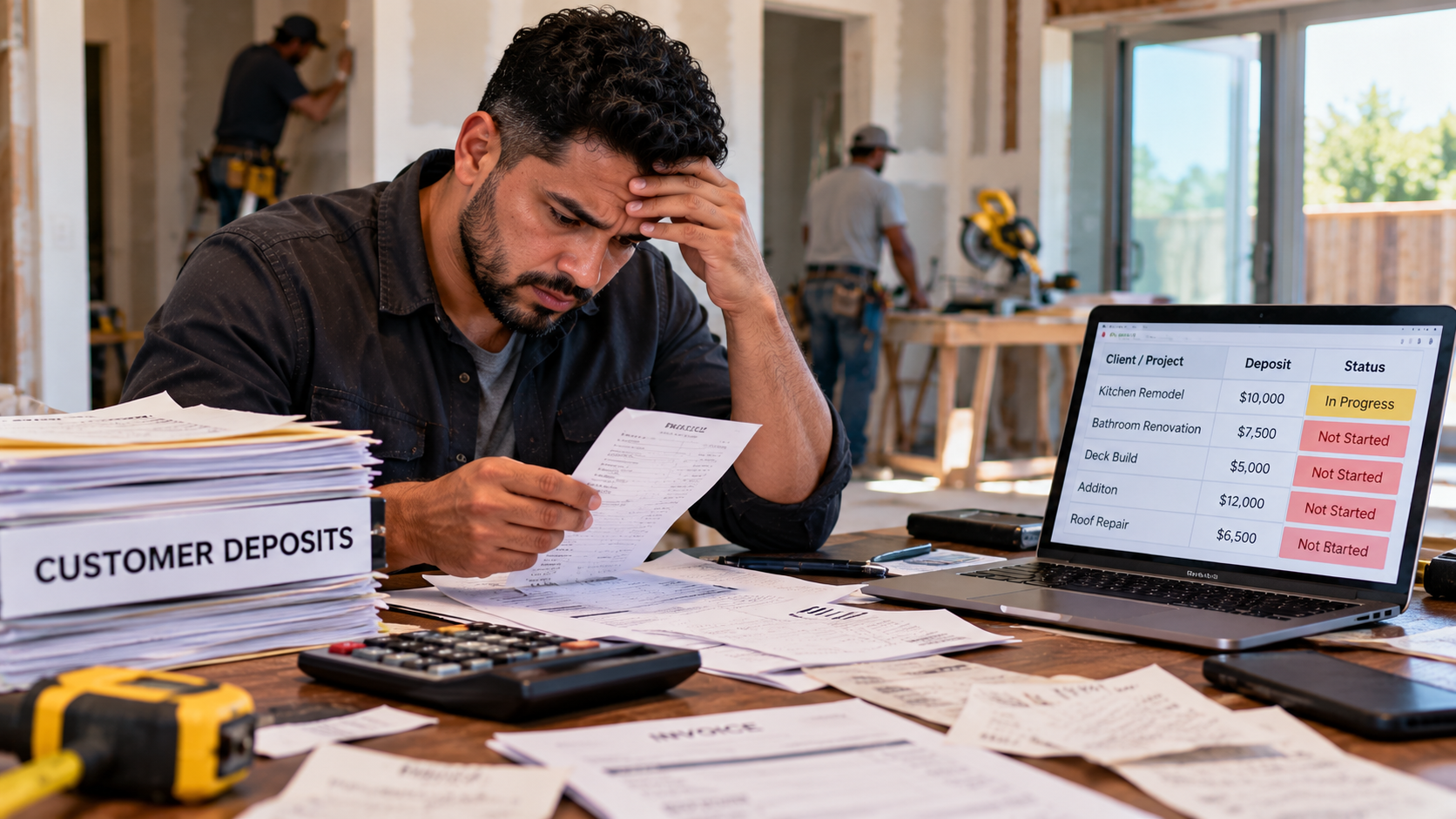 Contractor Under Financial Pressure